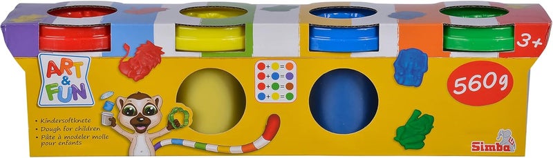 Simba Art and Fun Weight Soft Dough In - 4 Colors - 6320642 - Image 1